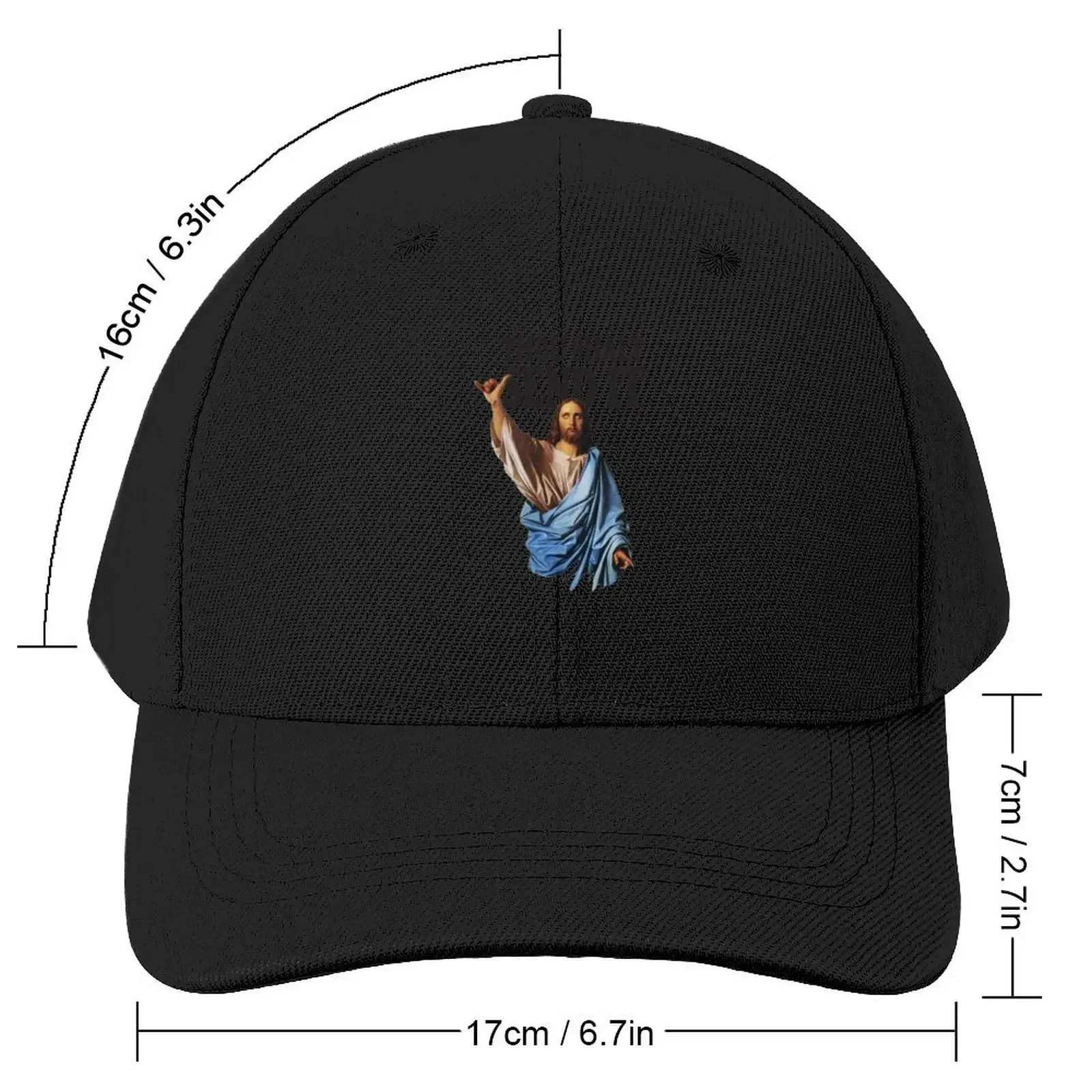 Thou Shalt Send It Jesus Baseball Cap Sunhat New In The Hat For Man Women's