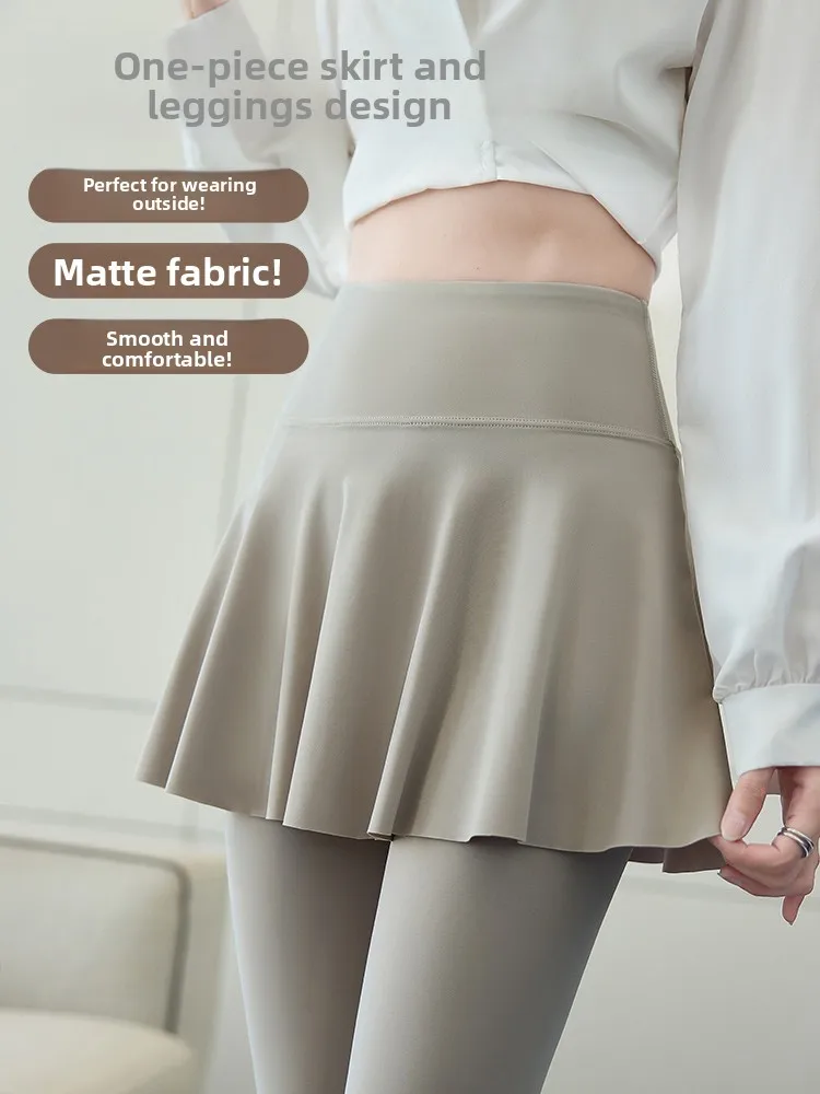 Pantaloni da yoga foderati in modale Fce Leggings lunghi a vita alta da donna Fitn Arca Modello in pelle Capispalla anti-luce Primavera Autunno