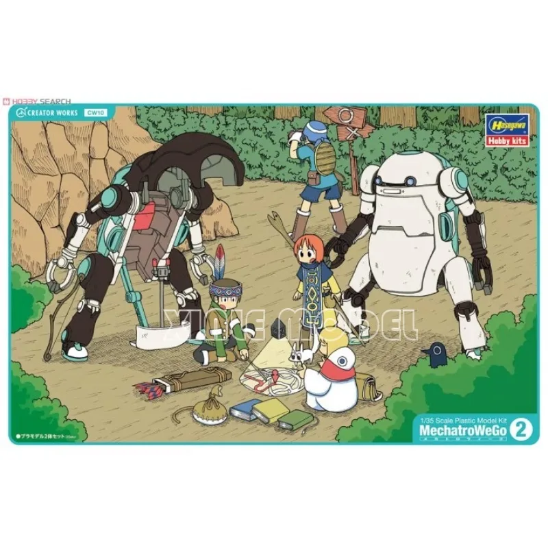 

Hasegawa Plastic Assembly Model Kit 64510 MechatroWeGo 2'Milk & Cacao 'Set 1/35