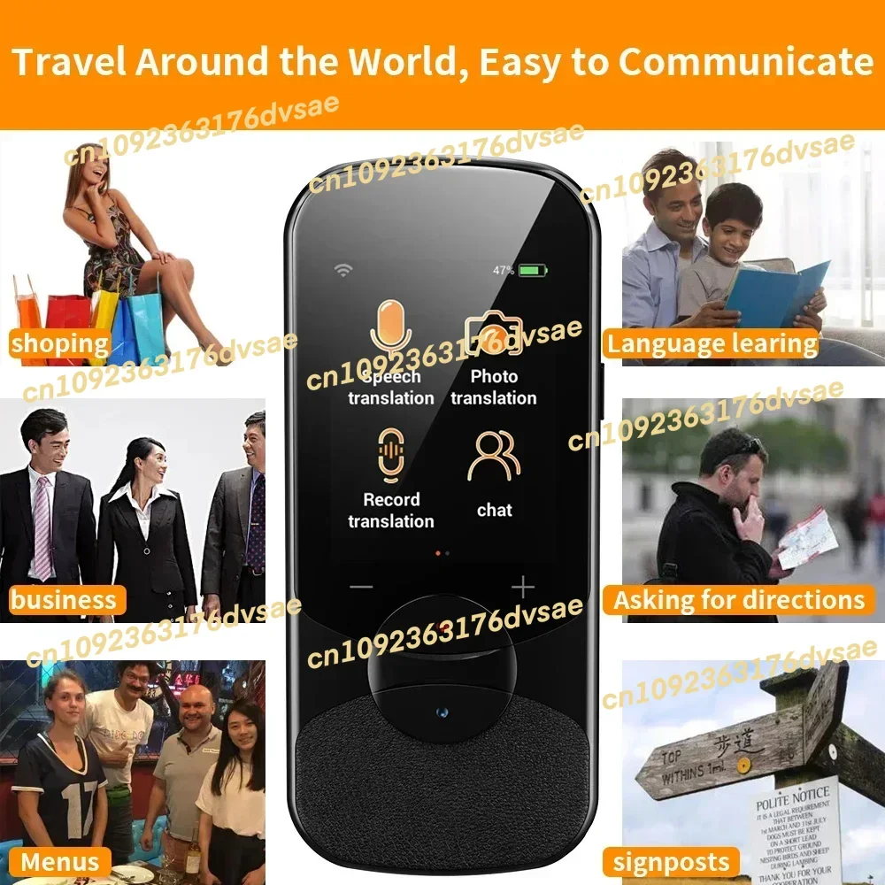

T11 Mobile Translator 106 Language Online Offline Chinese to English Voice Translator Travel Real-time Smart Translator Devi