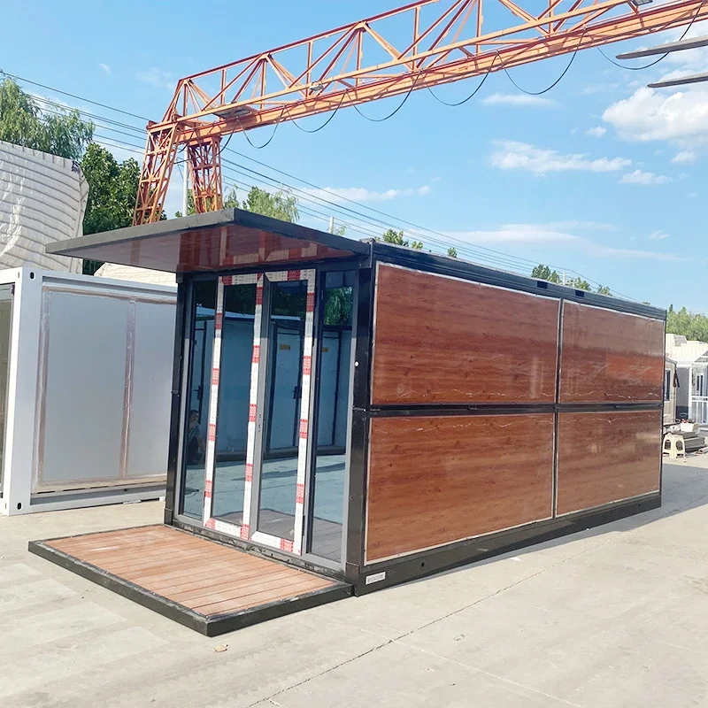 Steel Apartment Fast Installation Movable Tiny Folding Box Room Modular Foldable Home Prefab House for Living  Sale