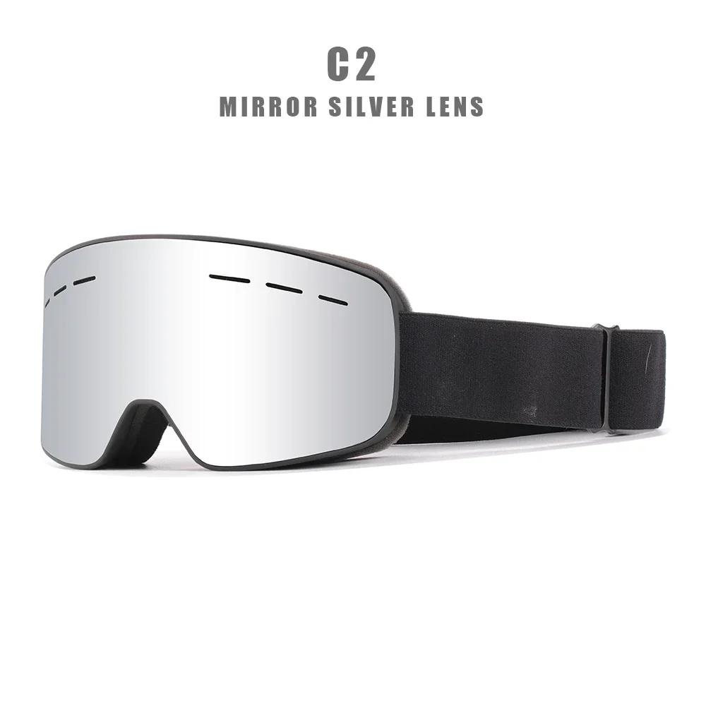 2023 Ski Glasses Snow Goggles Custom Logo Ski Goggles Double Layers Anti-Fog Ski Sunglasses