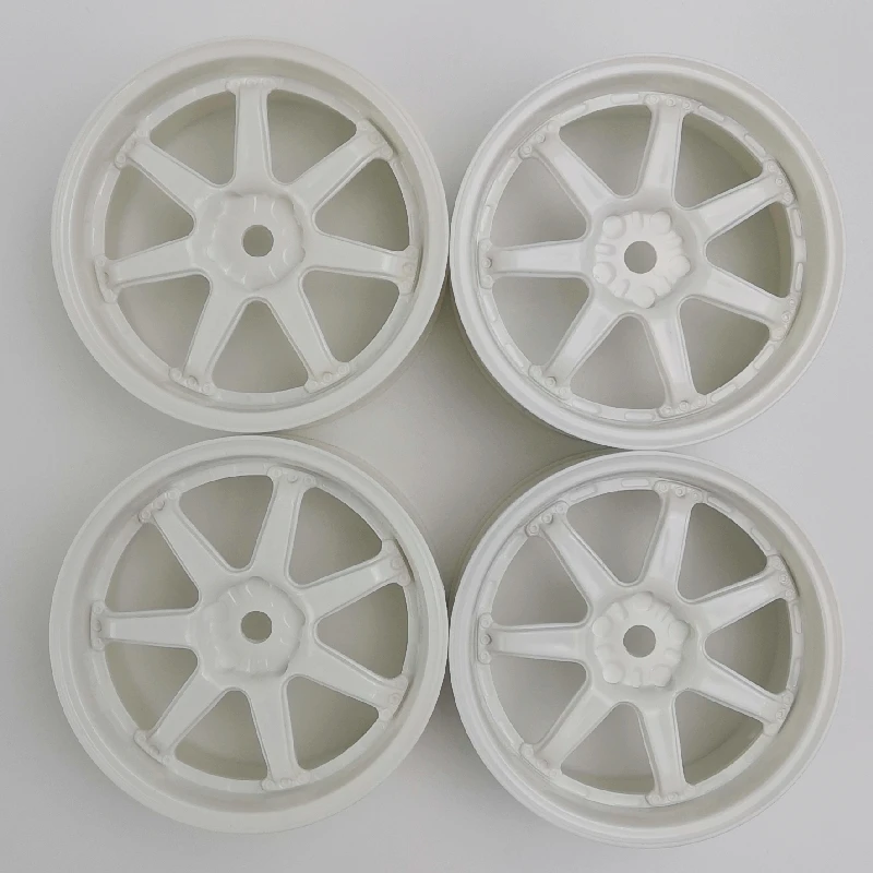 4pcs 3mm Offset RC Car 1/10 Scale Plastic Wheels Rims Drift On road Touring Model Hobby