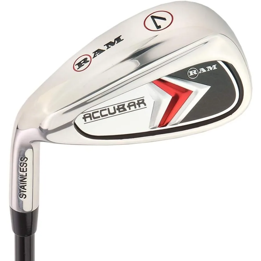 مجموعة حديد نوادي اليد اليسرى للرجال من Golf Accubar 6-7-8-9-PW مع هجين 24 و27 للاعبين في اليد اليمنى مكاوي عالية الأداء واي فاي
