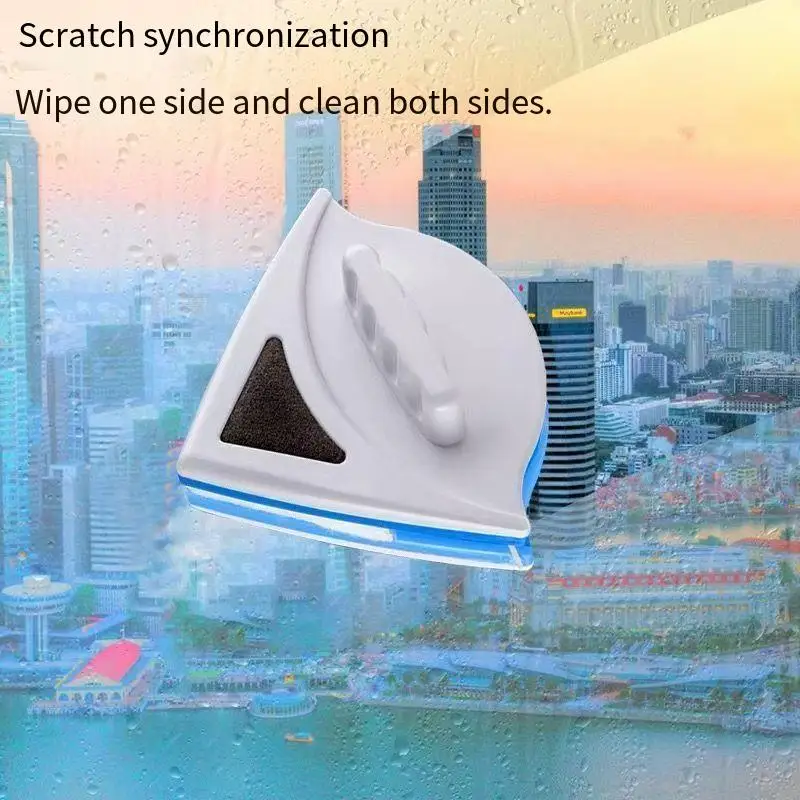 Window cleaner domestic high-rise double-sided magnetic magnet household multi-functional double-layer glass cleaner