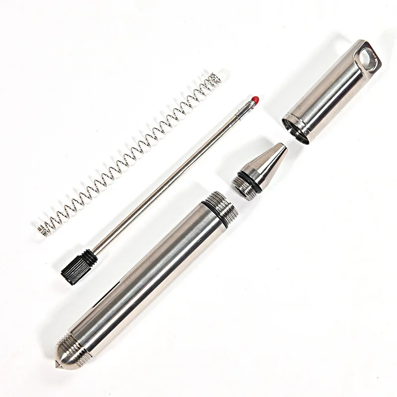 EDC Mini Pure Titanium Self Defense Tactical Pen Portable Metal Signature Pen With Tungsten Steel Head Glass Breaker Gift