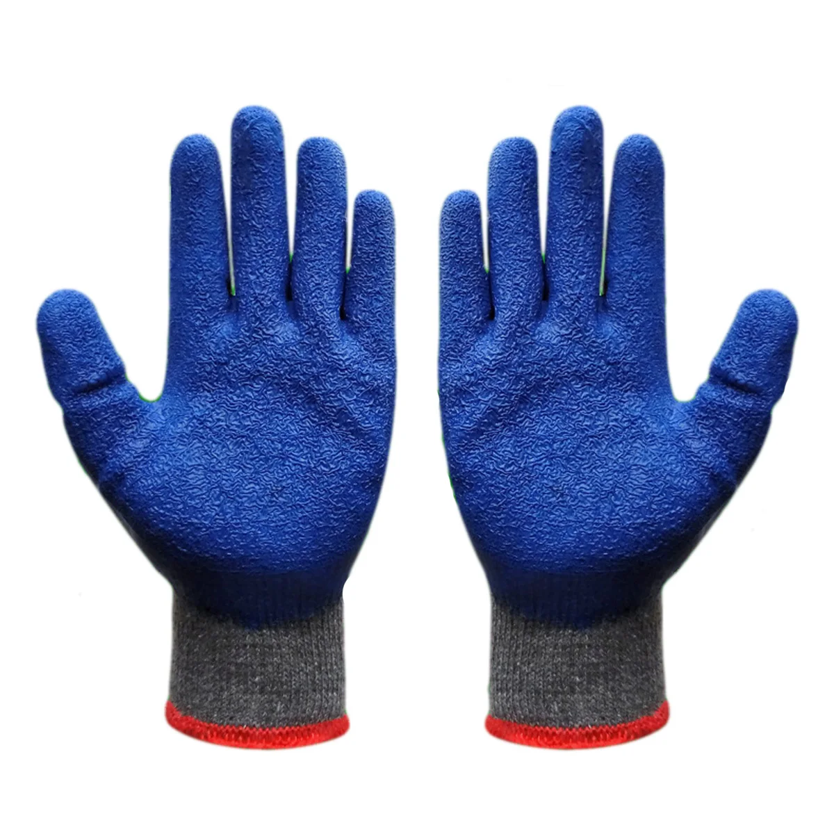 1 زوج المضادة للانزلاق قطع مقاومة قفازات العمل القطنية الواقية لتنظيف البستنة البناء فحص المجوهرات الصناعية