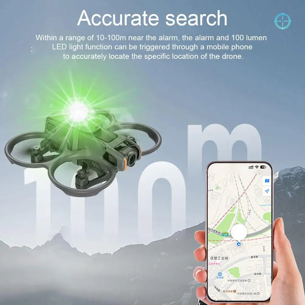 

For DJI AVATA 2 Locator Mini 4pro Lost Flight Find Remote Alarm Accessories Drone Locator For DJI AVATA 2 R0A9