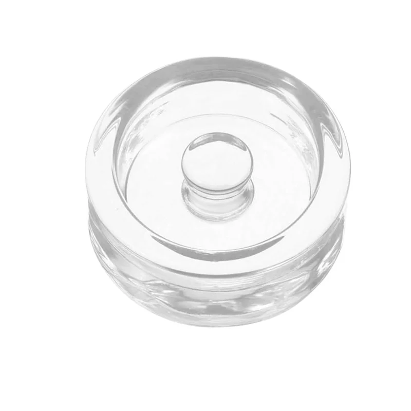 1 Pcs Fermented Glass Weights Clear with Handle Heavy Fermenting Weights Kitchen Gadgets Sealed Cheeseits Fermentation Household view 5