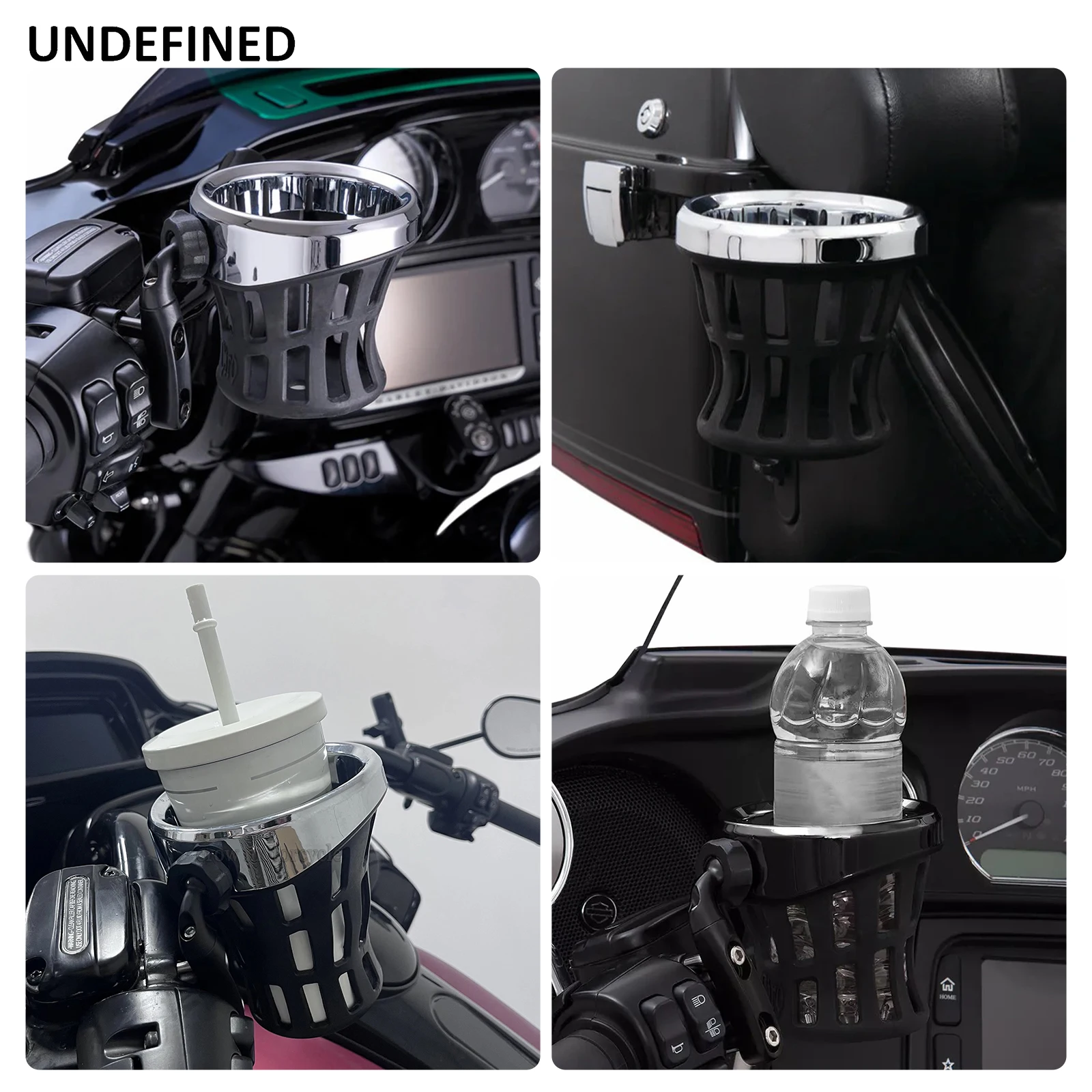 Drinking Holder Cup For Honda GL1800 Goldwing 1800 2018 bottle cup holder ABS & aluminum Motorcycle Passenger Drink Cup Holder