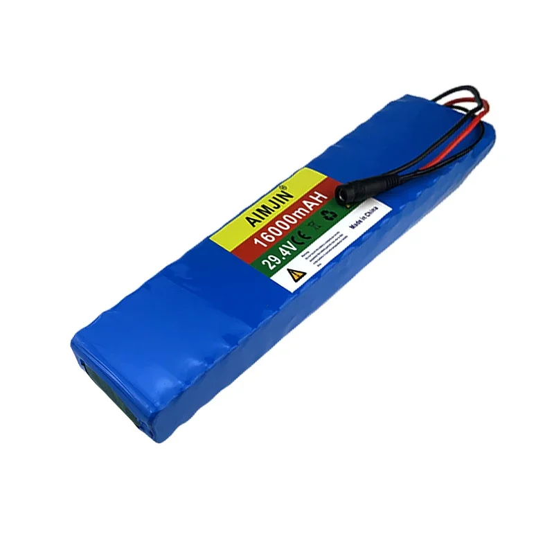 lithium battery  7S5P 250W 29.4v 16000mAh 18650 pack electric scooter 15A power seat BMS power supply