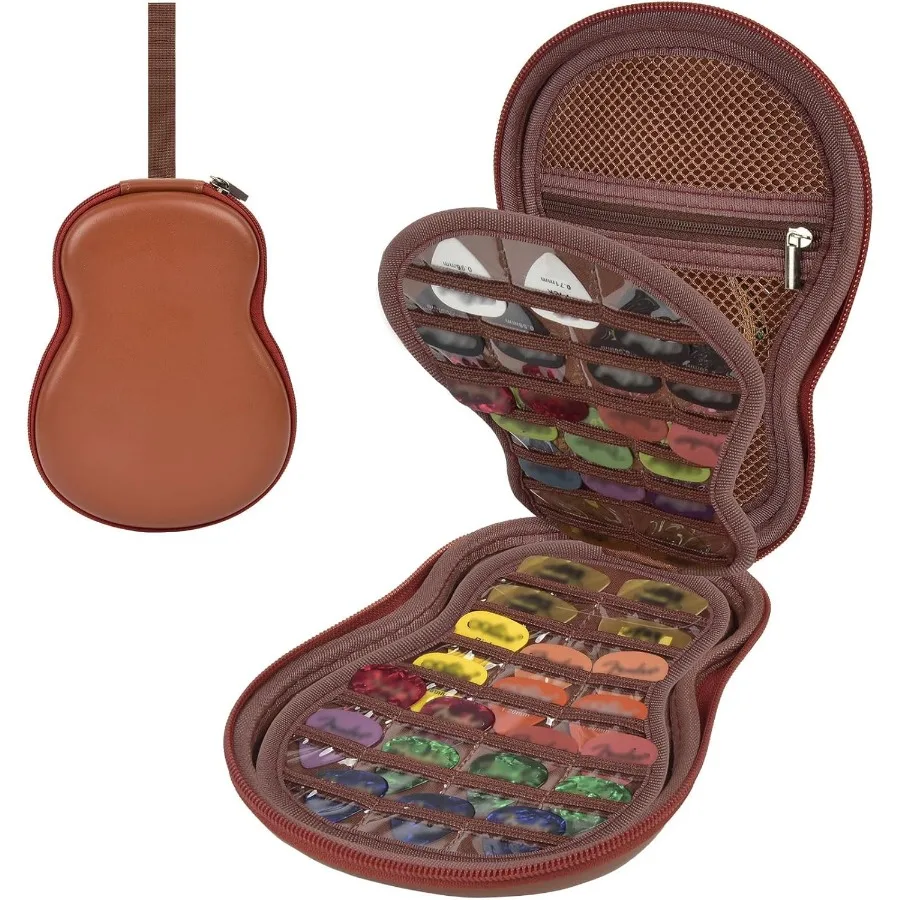 ANKHOH Funda Soporte para Púa de Guitarra Compatible con Fender para Acoustic ChromaCast D'Addario JIM DUNLOP Bolopick UNLP MUSICAL INSTRU