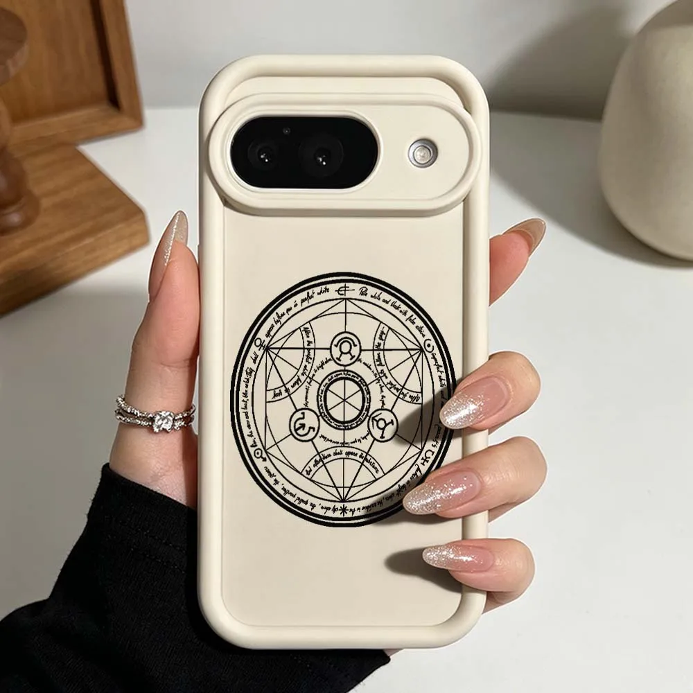 Fullmetal Alchemist Fashion Phone Case For Google Pixel 10 9 8 7 9a 8a 7a Pro XL Eye Ladder Silicone Cover view 4