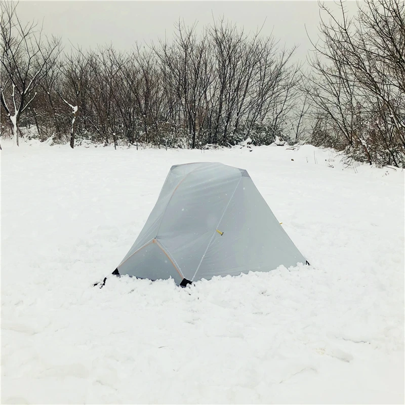 4 Season Ultralight Camping Tent  Single Person Professional 20D Nylon Silicon Tent Waterproof Barracas Para Camping