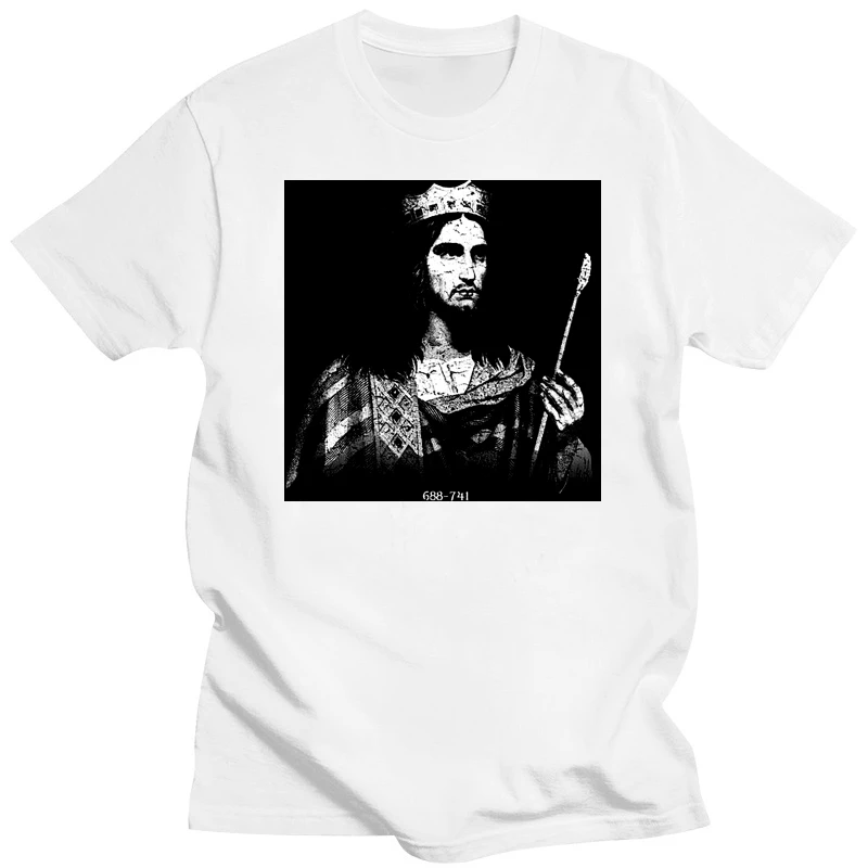 France Charles Martel Frankish Franks King Emperor Tours T-Shirt. Summer Cotton O-Neck Short Sleeve Mens T Shirt New S-3XL