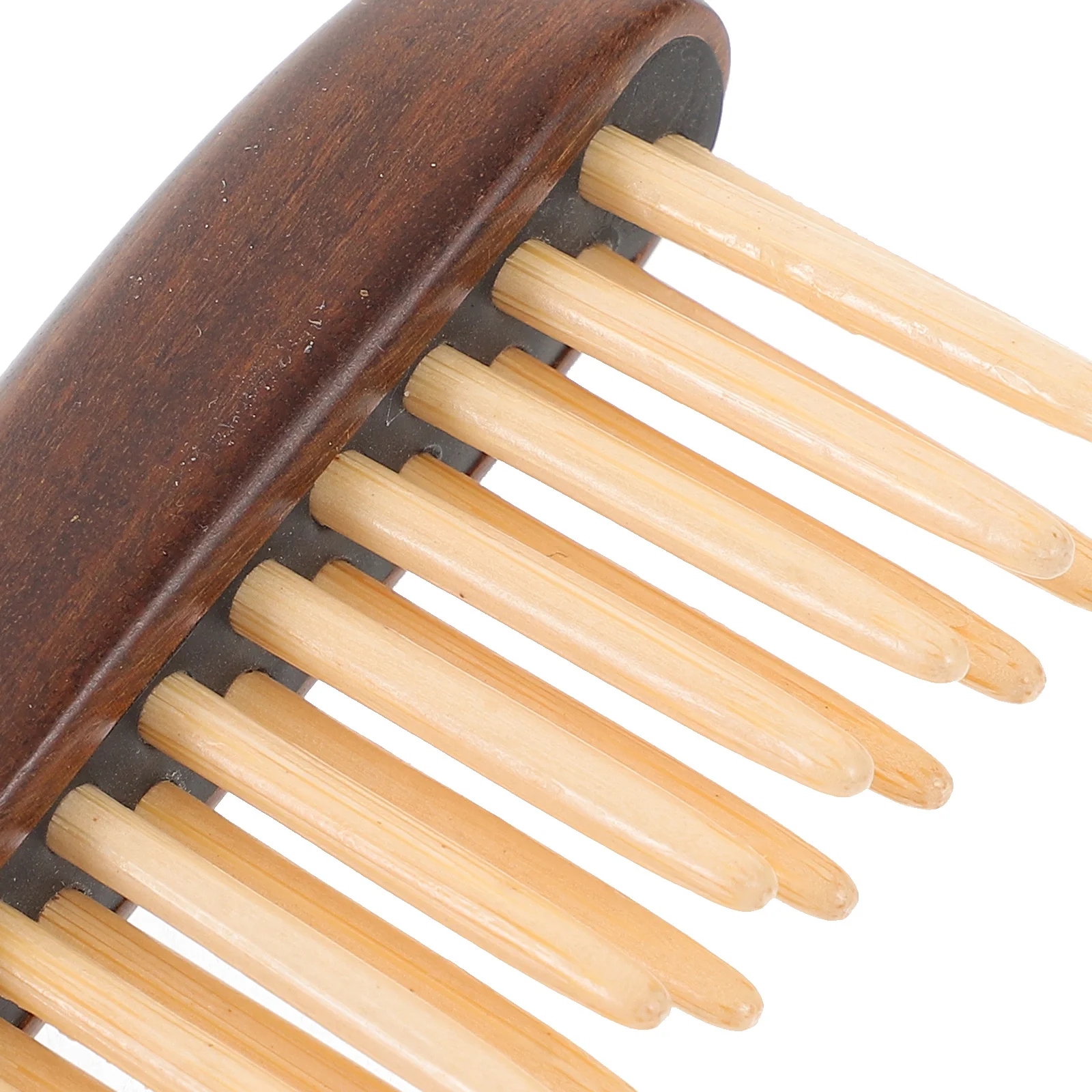 

1pc Wooden Comb Natural Double-Row Teeth Portable Hair Comb For Scalp Massage Durable Sandalwood Hairdressing Accessories