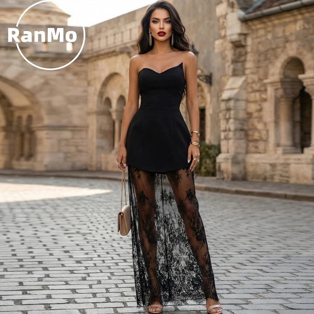 

Элегантное вечернее платье Ranmo без рукавов, кружевное, в пол, с вырезом «сердечко», для женщин, новинка 2026 года, на заказ
