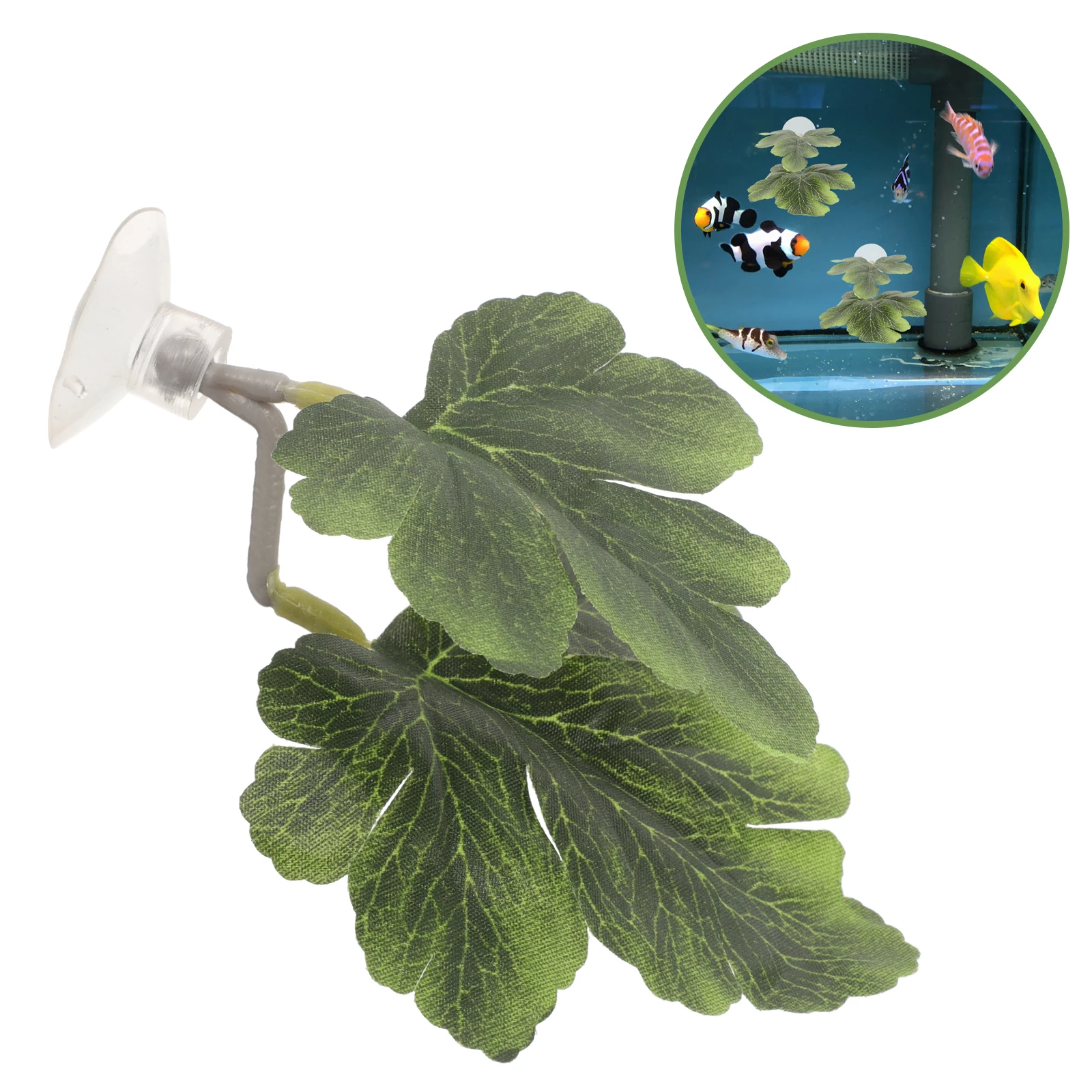 

Betta Pad Simulating Natural Spawning Tank Decor Realistic Plastic Aquarium Plants Suction Cup Betta Fish Resting Leaf Bed Fish
