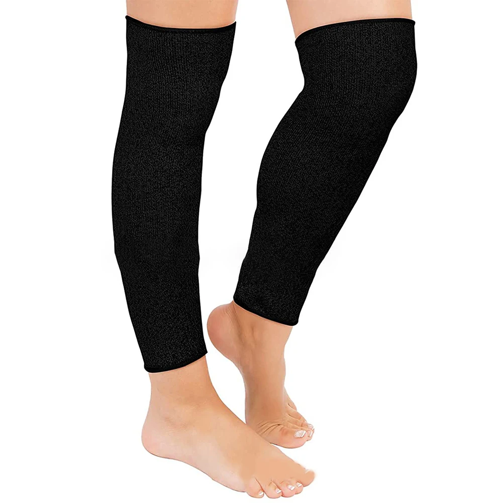 1Pair M/L Level 5 HPPE Cut-resistant Gaiters Provide Protection Legs With Elastic Adjustment Leggings For Gardening Activities
