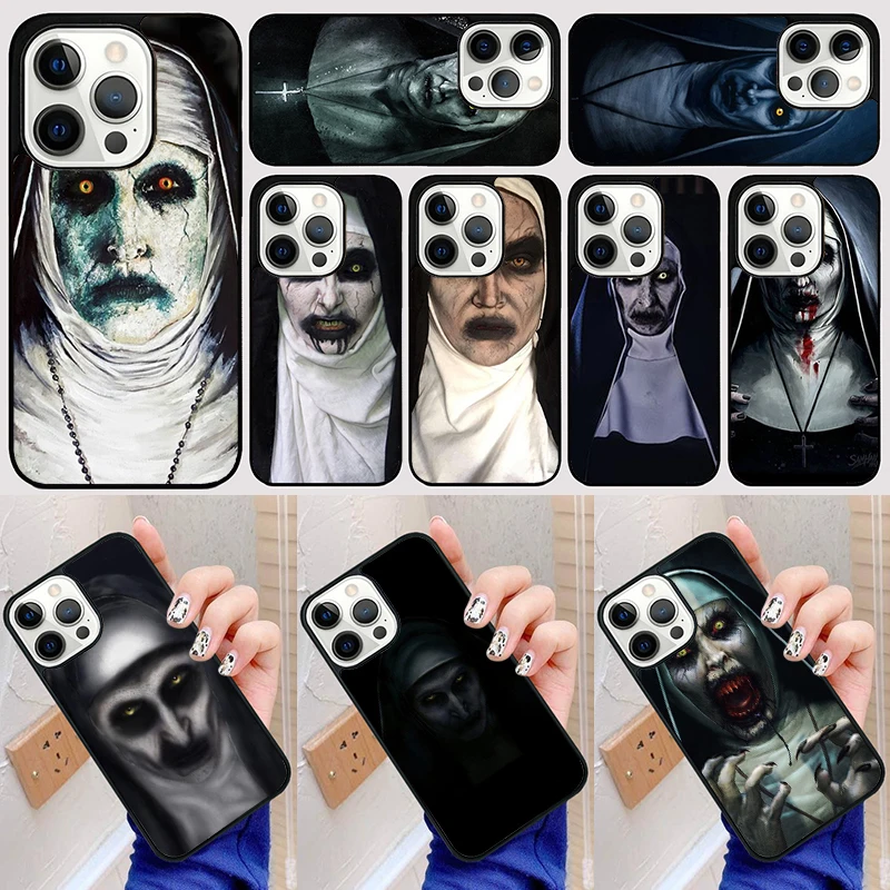 Horror Nunn Scary Phone Case Back Cover for iPhone 16 15 SE2020 14 13 11 12 Pro Max mini XS XR X PlusS Fundas Coque