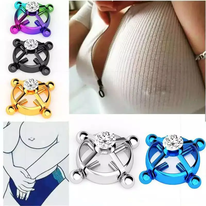 Nipple Clamps BDSM Accessories Sexy Female Fetish Nipple Rings Non Piercing Sex Shop Products Women Nipple Clips Sexyshop Erotic