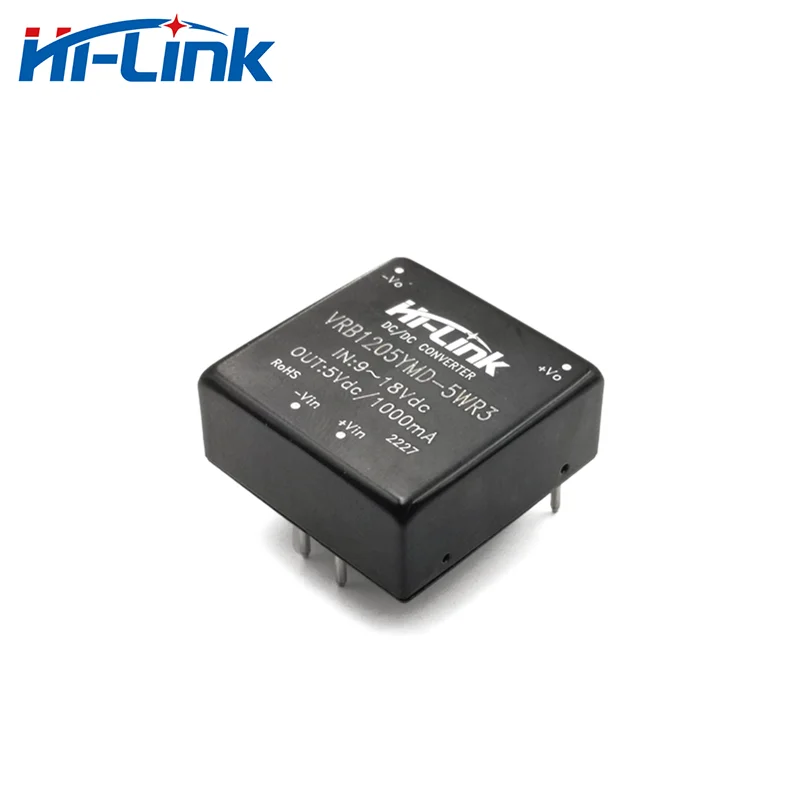 Hilink dc dc 12V to 5V/9V/12V/15V/24V power supply module step down isolated converter VRB1205YMD-5WR3 VRB1212YMD-5WR3