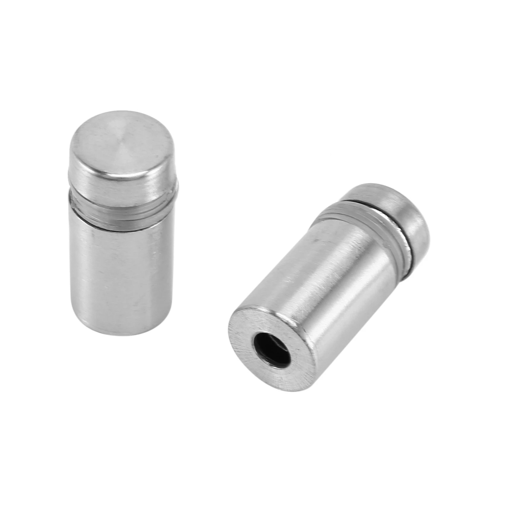 

ABGR-60 Pieces 12 X 22Mm Stainless Steel Spacer Glass Holder Sign Mounting