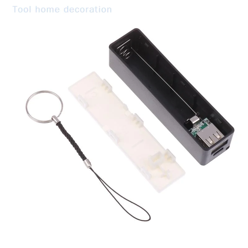Wytrzymały zestaw obudów na baterie 18650; Przenośna ładowarka USB; Wybierz z pakietów po 1/3/5 sztuk.