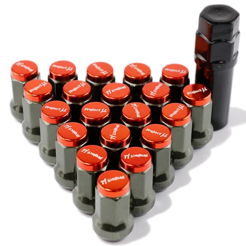 Imagen 1 del producto 20 unids/set 33mm Project MU Racing compuesto SPEC llantas de rueda de coche de acero tuercas M12x1,5/1,25