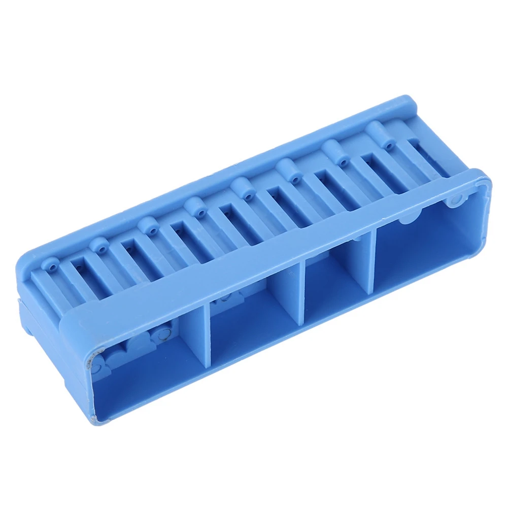 Blue Dental Root Canal Measuring Synthetic Plastic Mini Autoclavable Endodontic Block Files Dentist Instrument Ruler Equipment