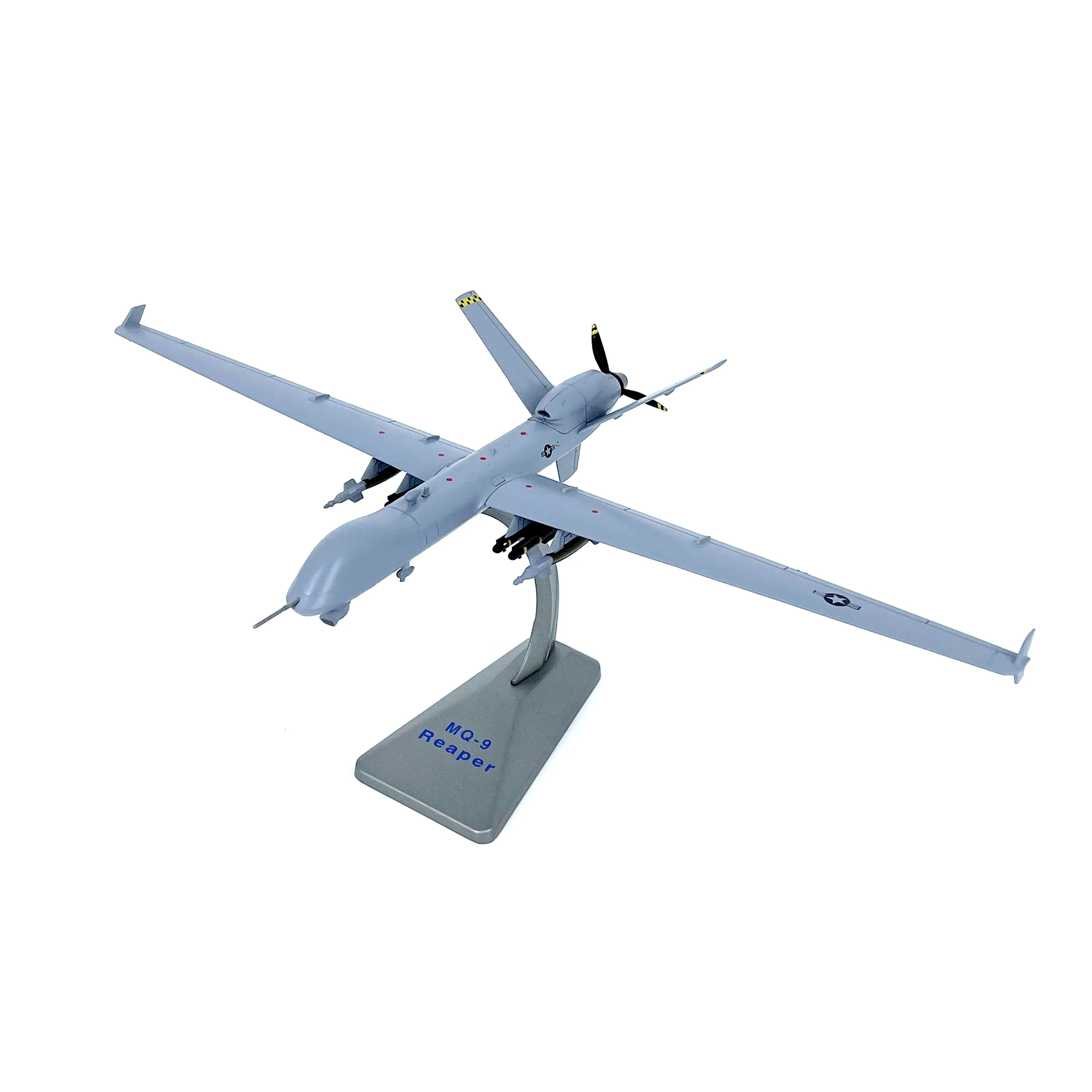 1: 72 نموذج طائرة بدون طيار قتالية أمريكية MQ-9 نموذج مجموعة المنتجات النهائية المصنوعة من خليط معدني