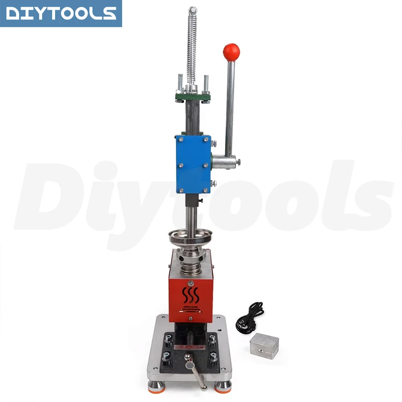 Vertical Injection Molding Electric Plastic Extruder Machine Plastic Molding Machine with Vise and Test Mold