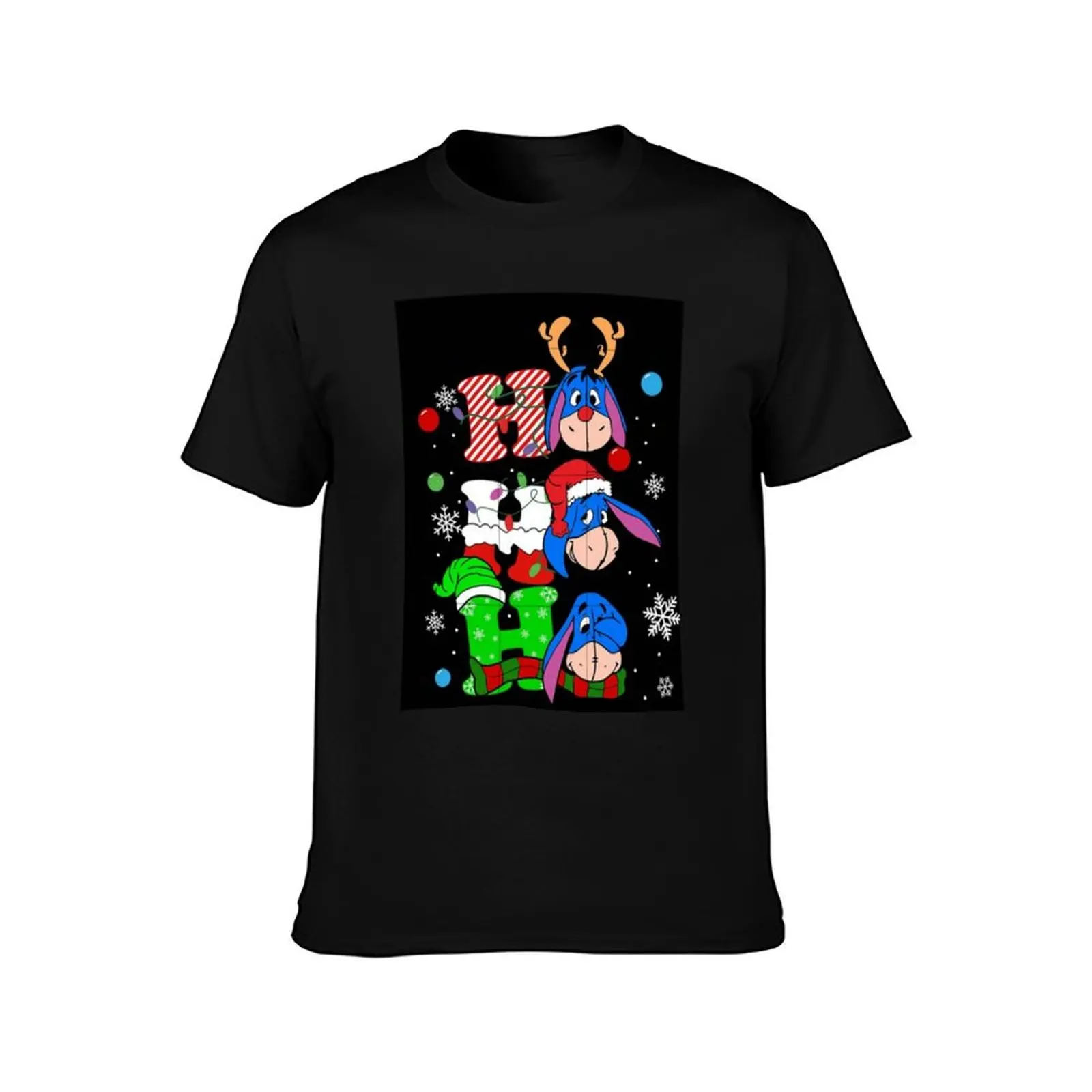 Ho ho ho christmas desighns. T-Shirt summer top plus sizes T-shirts for men cotton