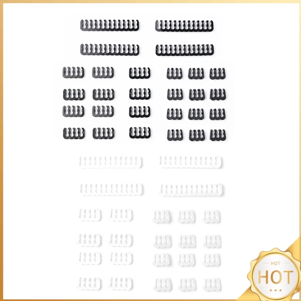 24pcs Professional Cable Comb Organizer PC Power Cables Wiring Computer Cord Management Clamp Mainboard Wiring Clip