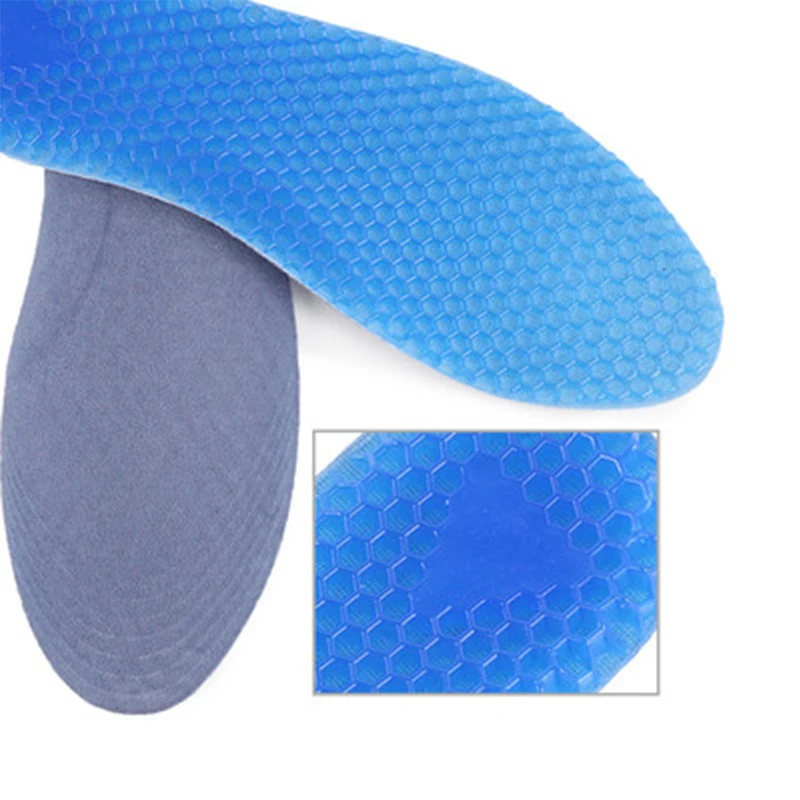 Honeycomb SEBS sports insole anti slip sweat absorbing shock-absorbing elastic air cushio men's and women's full pad