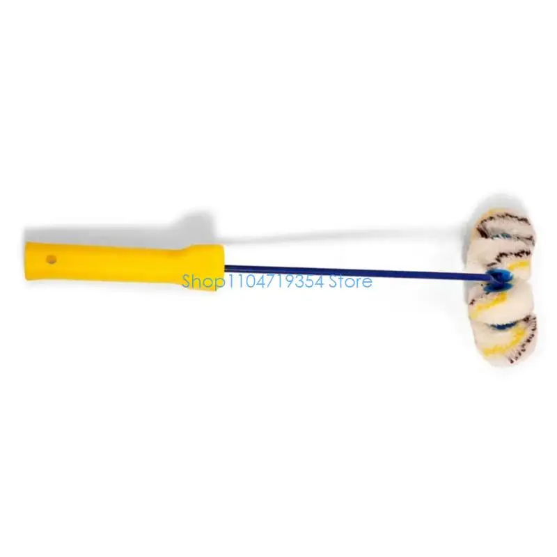 0XLD Paint Roller With Ergonomic Comfortable Handle Pipe Paint Roller Brush