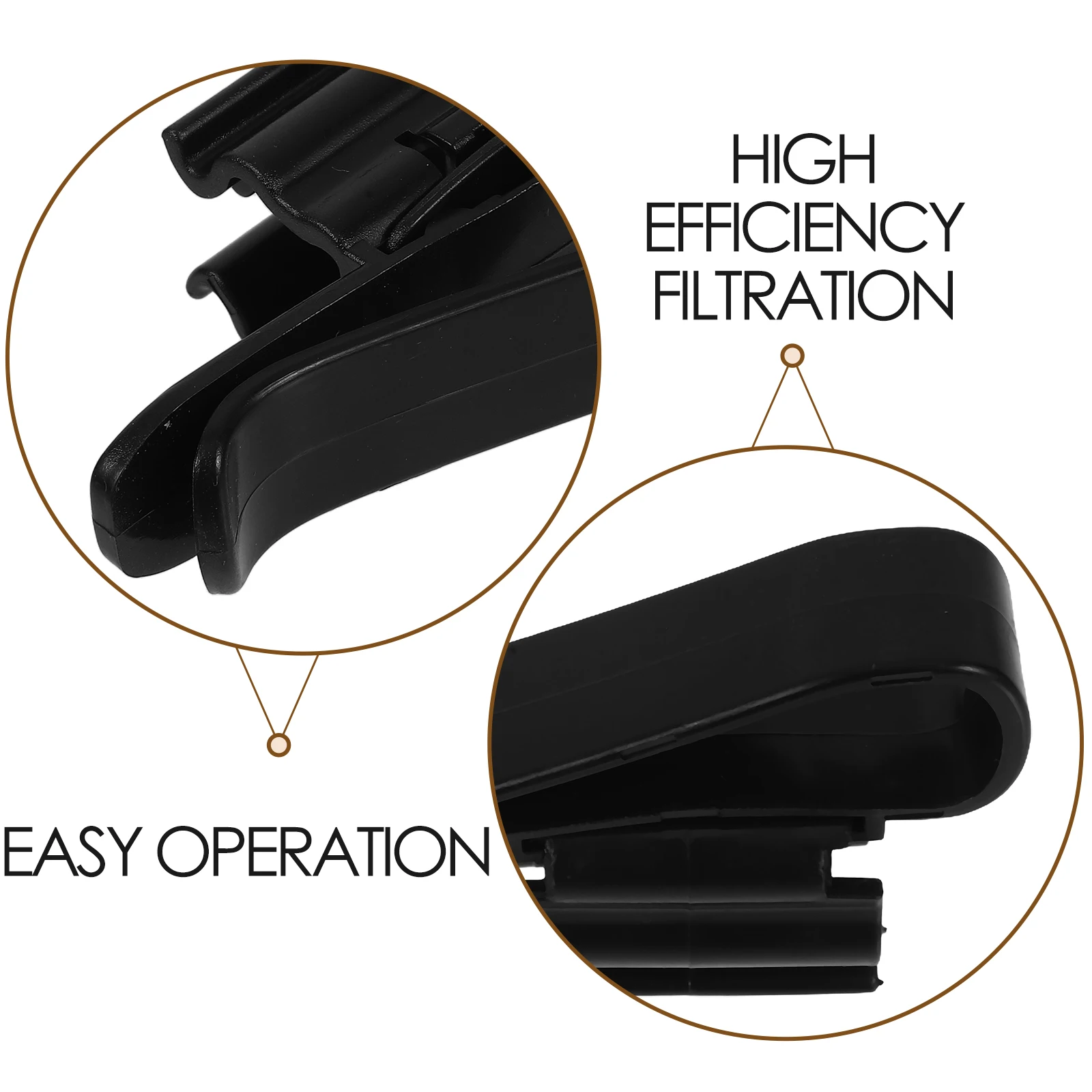 

8pcs Aquarium Water Hose Clamps Plastic Fixing Support Pvc Hose Clips Fish Tank Pool Efficient Filtration Durable Convenient