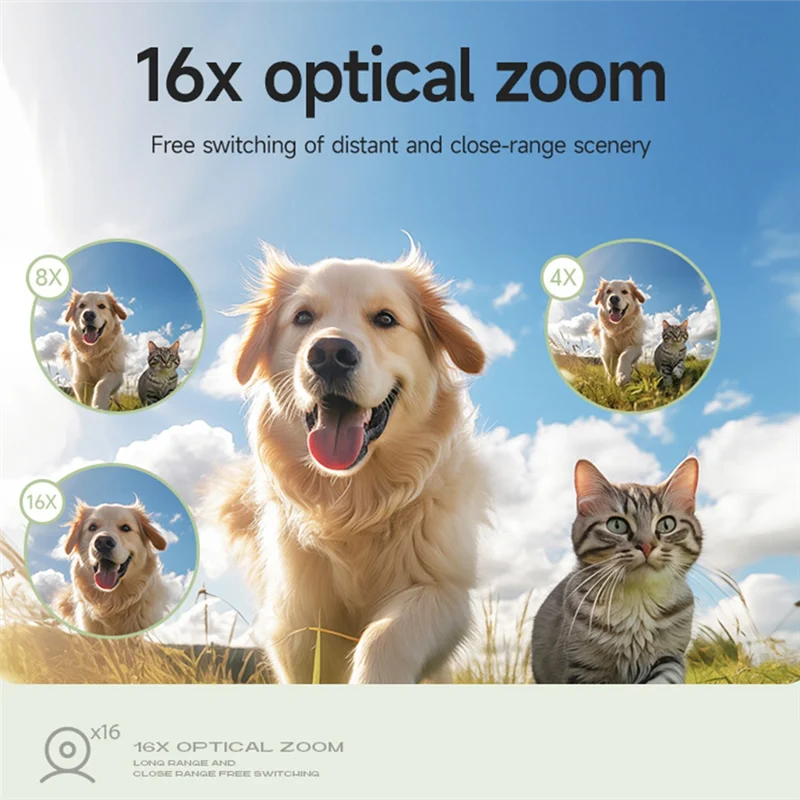 กล้องดิจิตอล ออโต้โฟกัส 48MP AF 4K กล้องสําหรับเด็กพร้อมซูม 16X ป้องกันการสั่นไหวสําหรับเด็กวัยรุ่น