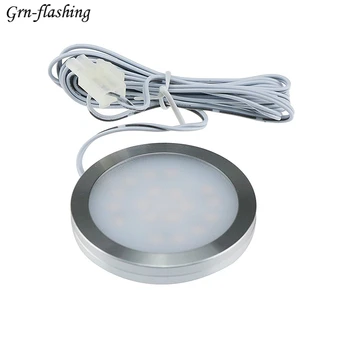 LED 캐비닛 아래 조명, 12V, 2m 케이블, 옷장 찬장 조명, 낙하 천장 램프, 주방 책장, 홈 침실 장식