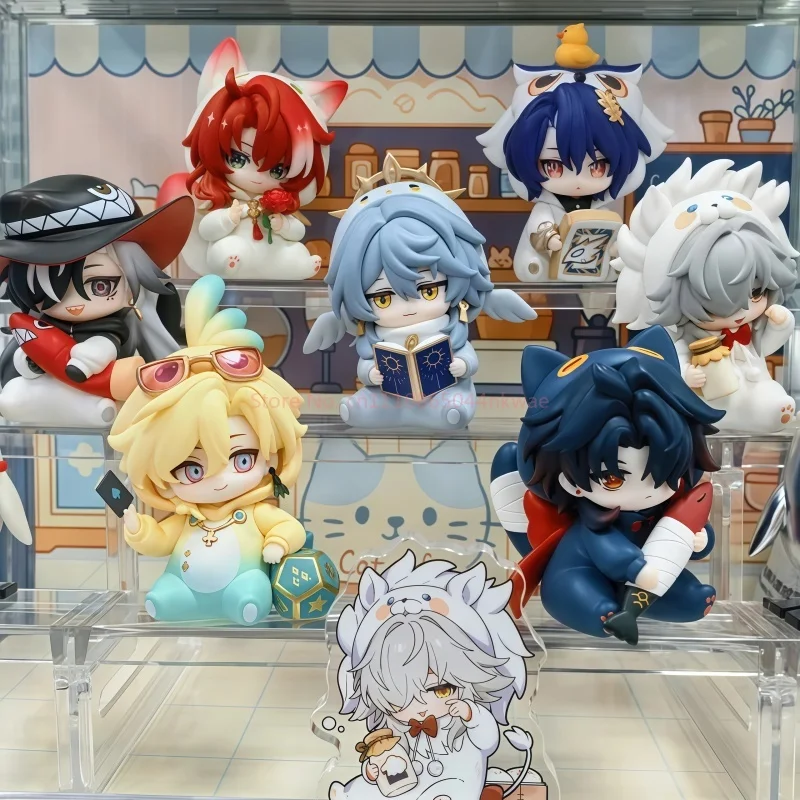 

Honkai Star Rail Male Dormitory Series Blind Box Q.Ver Cute Mini Cartoon Figure Sunday Dan Heng Blade Aventurine Surprise Gift
