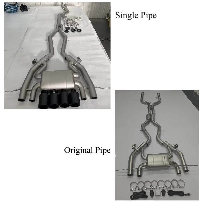

Car Exhaust System for M2 M3 M4 M5 G80 G82 G83 G87 G90 Catback Valvetronic Exhaust Pipe Valved Mufflers 304 Stainless Steel
