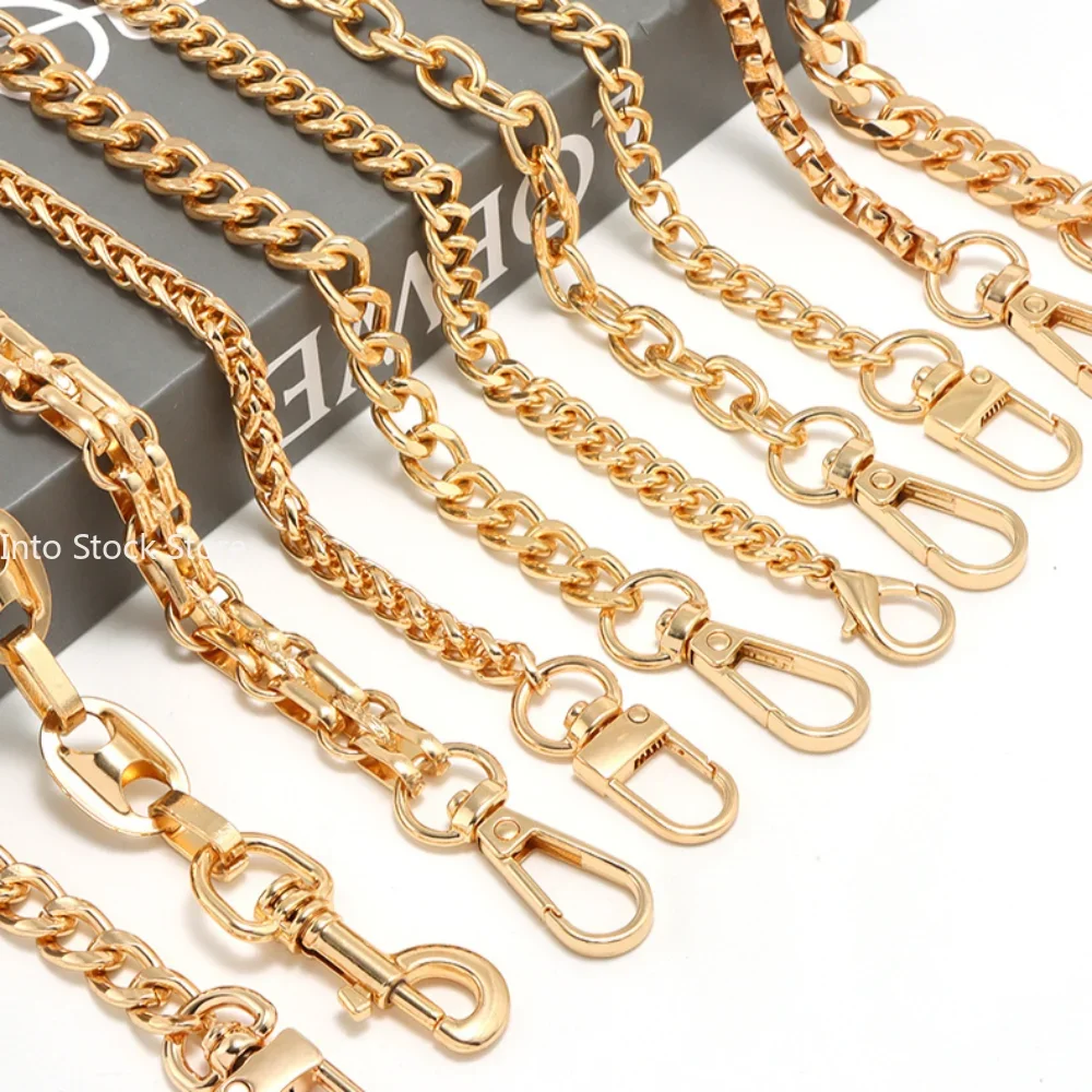 Bag Chain Replacement Parts Bag Accessories For Hand-Woven Shoulder Handbag DIY Handmade Detachable Straps 20cm Extension Chain