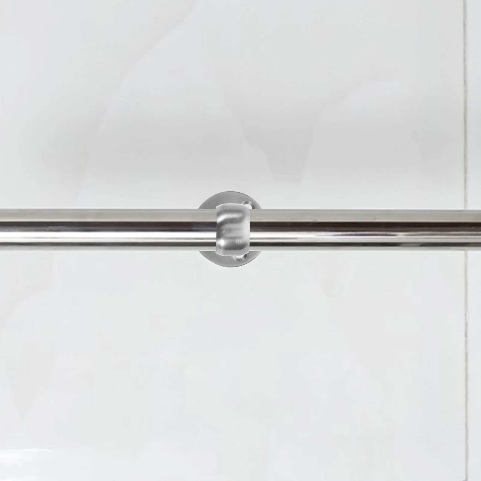 

2Pcs Stainless Steel Rod Holders for Rvs and Homes Modern Design Easy Install Closet and Shower Curtain Support