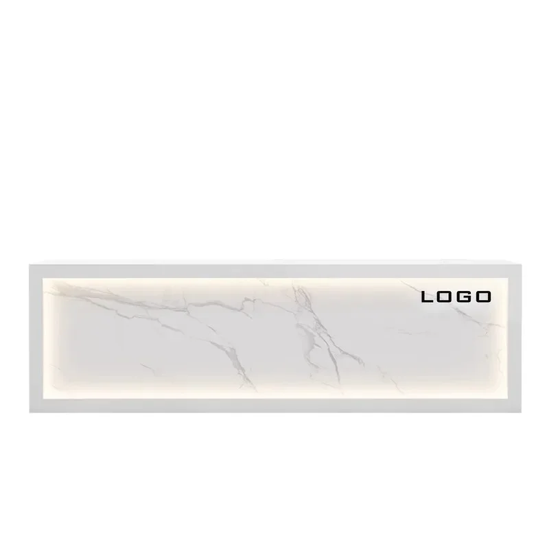

Modern Simple Reception Desk Glamour Premium Cool Luxury Reception Counter Aesthetic Design Mueble De Recepcion Office furniture