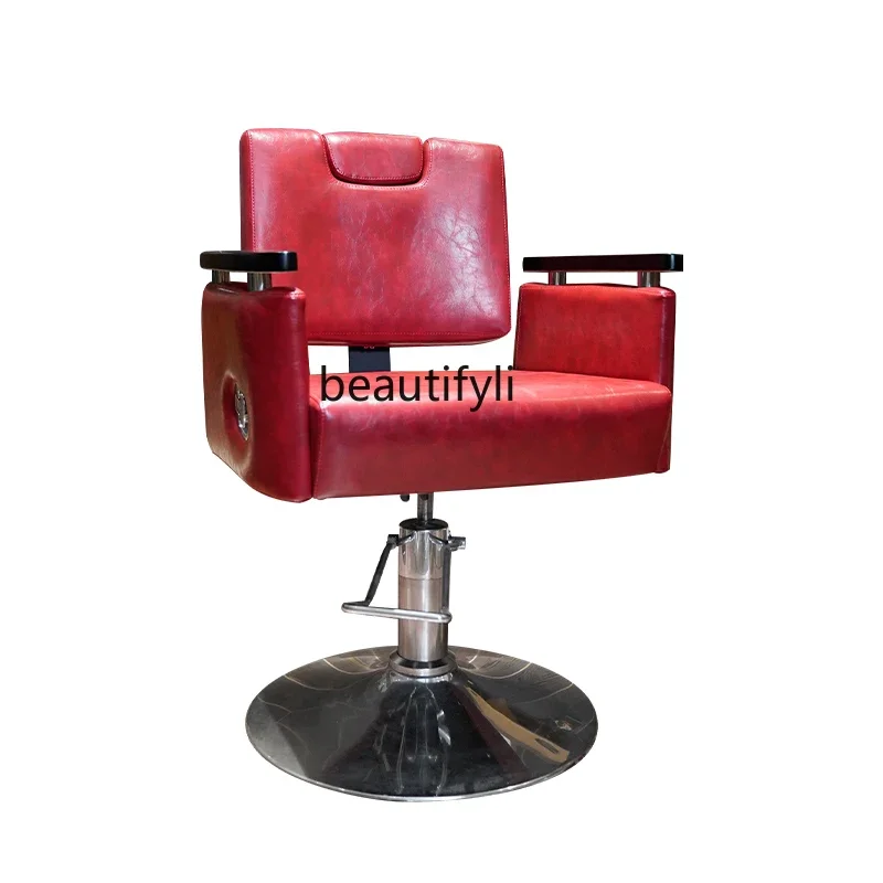 

Hair Styling Chair Hair Care Shop Head Treatment Lifting Cosmetology Shop for Hair Salon Shaving Seat