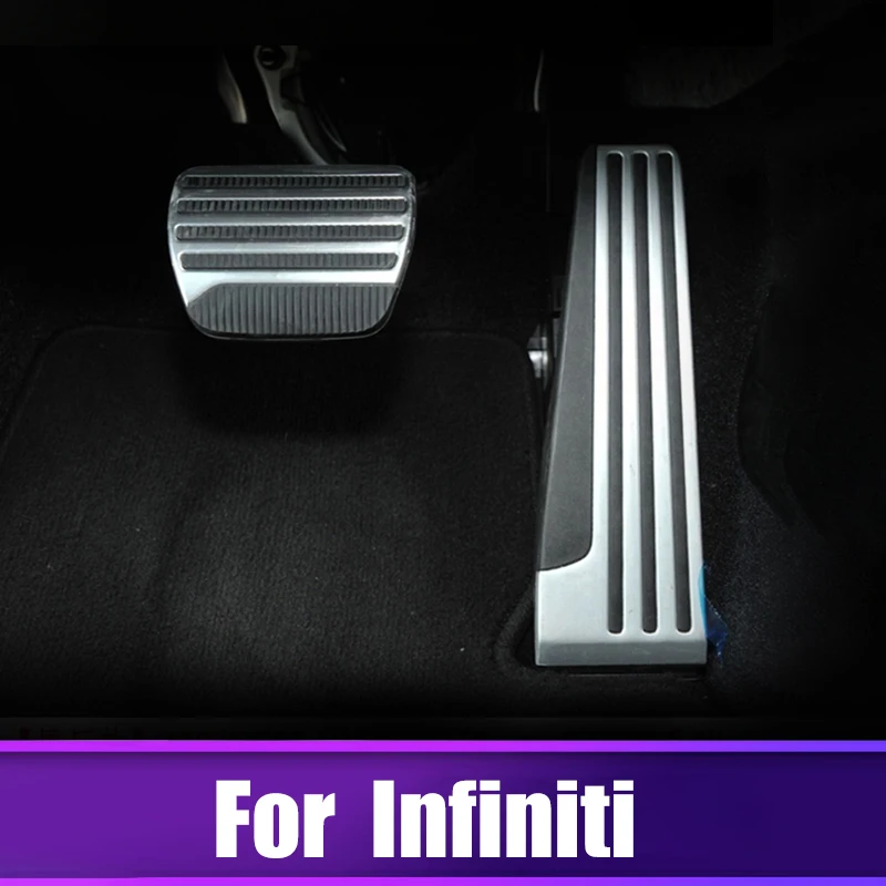 

Car Accelerator Gas Pedal Brake Pedal Footrest Pedal Pad Cover For Infiniti G25 G35 G37 Q50 Q60 EX25 QX50 QX70 EX FX Accessories