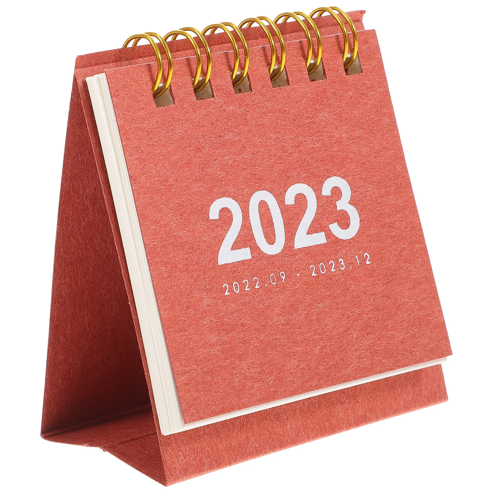 1pc 2023 Mini Calendar Small Paper Desktop Calendar For Office Home Decor Functional Table Planner Organizer Simple Standing