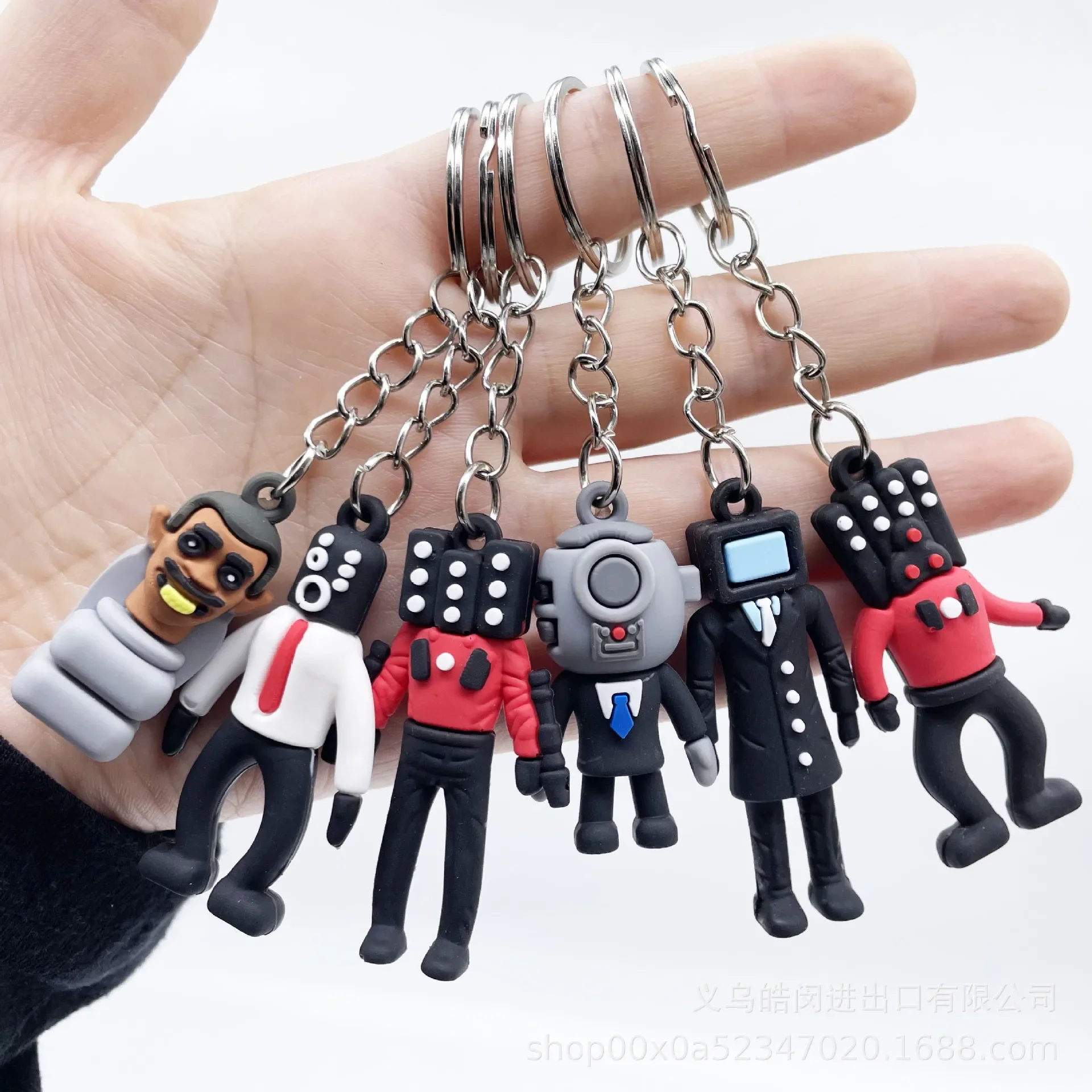 Новый мультяшный аниме гайн Летающий Skibidi Туалет G-Туалет зумпила мутант Skibidi туалет брелок Skibidi кукла подвеска автомобильные брелки