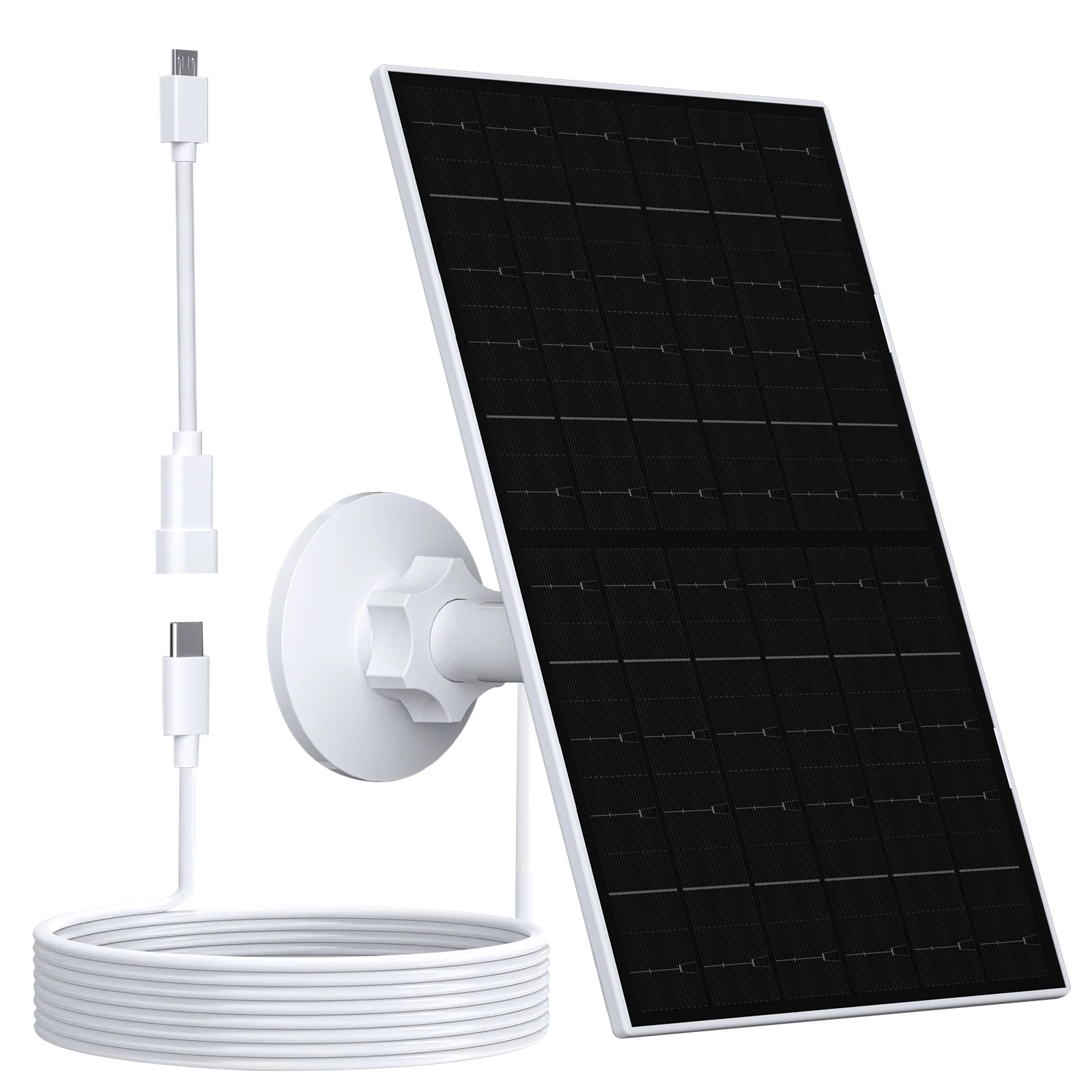 7W Solar Panel 5V Charger For Eufy Wireless Security Surveillance Camera Portable PV Panels With 2.2M Cable