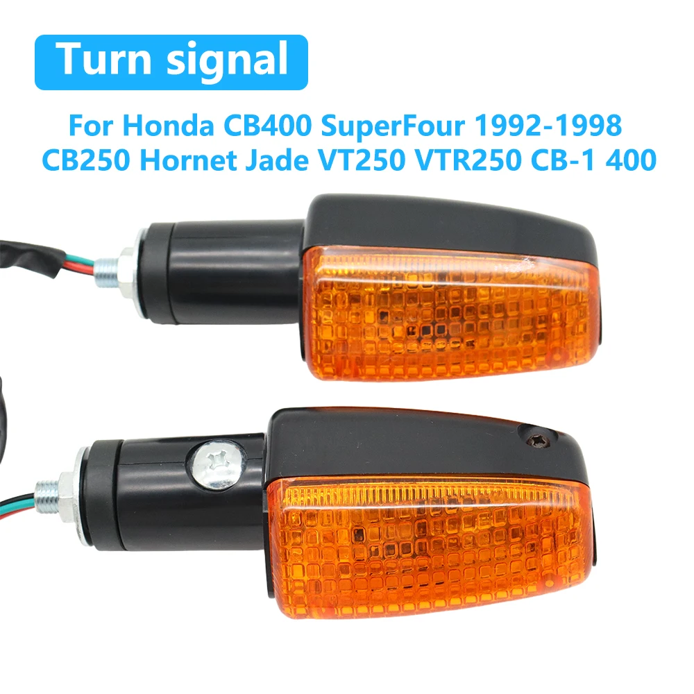 

For Honda CB400 SuperFour 1992-1998 CB250 Hornet Jade VT250 VTR250 CB-1 400 Motorcycle Parts Turn Signal light Indicators Lamp